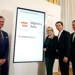 Digitales Amt im österreichischen Bundeskanzleramt vorgestellt.
