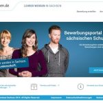 Sachsen: Das Online-Bewerbungsportal für Lehrer wird gut angenommen.