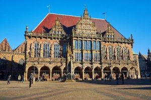 Außenansicht des Rathauses in Bremen