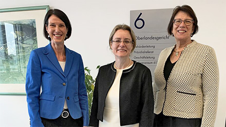 Hessens Justizstaatssekretärin Tanja Eichner nahm an der Vorstandssitzung des Deutschen EDV-Gerichtstages teil.