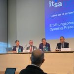 Die Eröffnungspressekonferenz der it-sa am 10. Oktober 2023 in Nürnberg