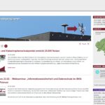 Das Bild zeigt die Startseite des Online-Portals für den Brand- und Katastrophenschutz in Rheinland-Pfalz (BKS-Portal).