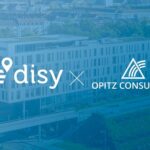 Die Firmenlogos von Disy und Opitz Consulting.