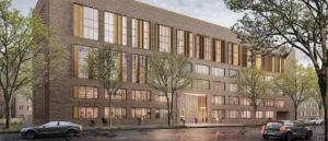 Visualisierung der neuen Rettungsleitstelle der Feuerwehr Hamburg