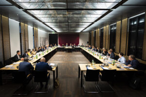 Blick in einen Sitzungssaal