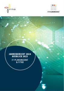 Screenshot des Titelblatts des Jahresberichts der FITKO und des IT-Planungsrats für 2024.