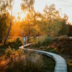 Wanderer auf der  Struffeltroute Roetgen Eifel 