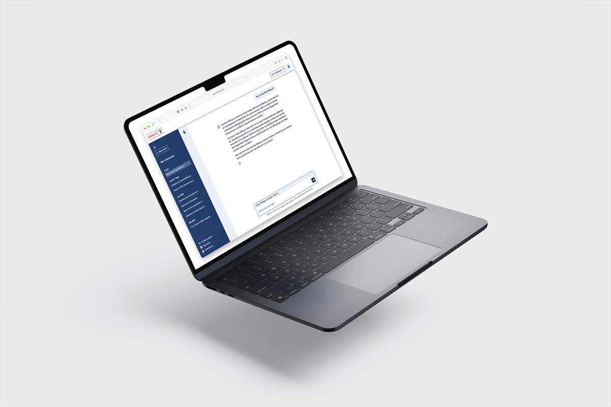 Macbook mit BärGPT