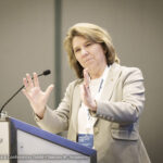 Schleswig-Holsteins Justizministerin Kerstin von der Decken auf dem 4. Digital Justice Summit in Berlin (24.11.2025)