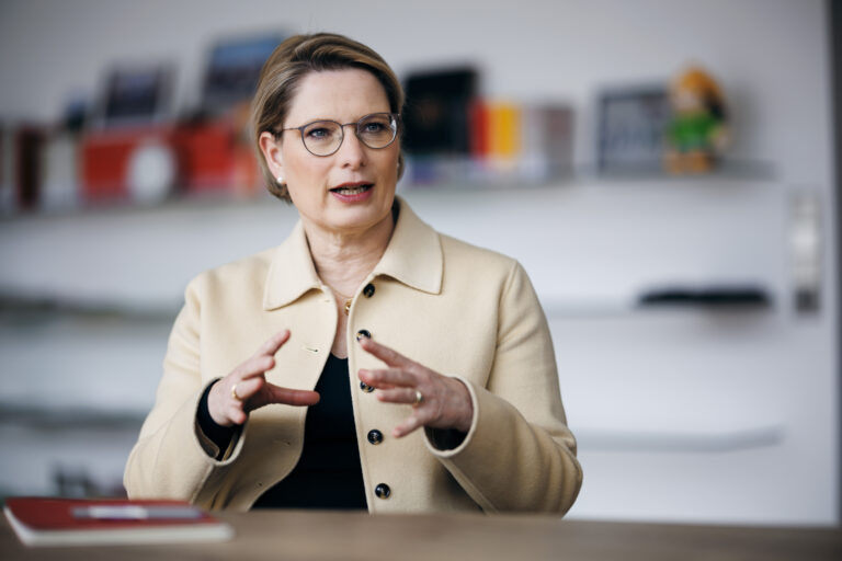 Stefanie Hubig (SPD), Bundesministerin fuer Justiz und Verbraucherschutz, aufgenommen in Berlin, 03.02.2026. Fotografiert im Auftrag des Bundesministerium der Justiz (BMJ)