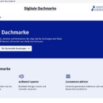 Screenshot Website Digitale Dachmarke