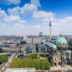 Luftaufnahme Berlin, Blick über die Museumsinsel auf den Alexanderplatz