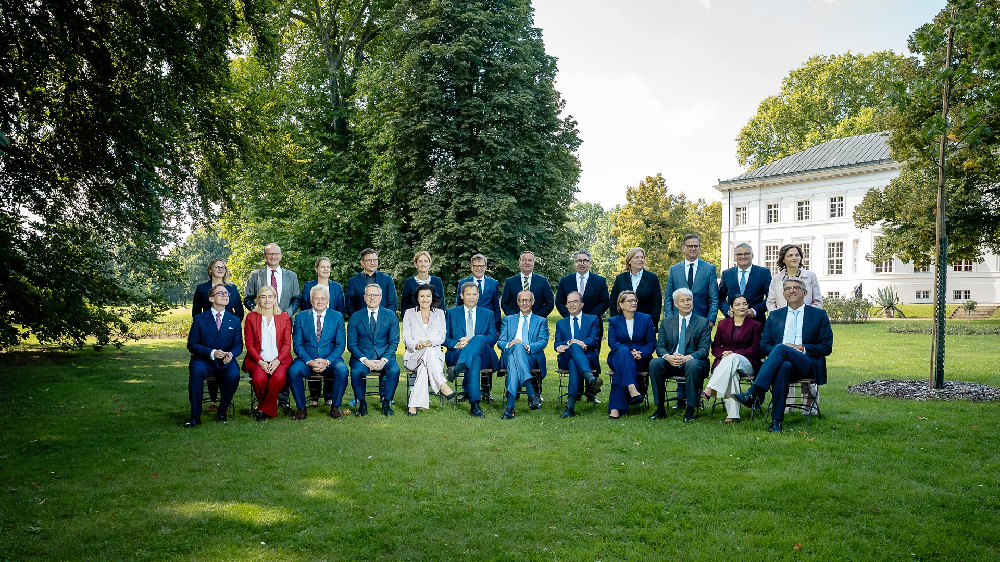 Gruppenbild im Scdhlosspark