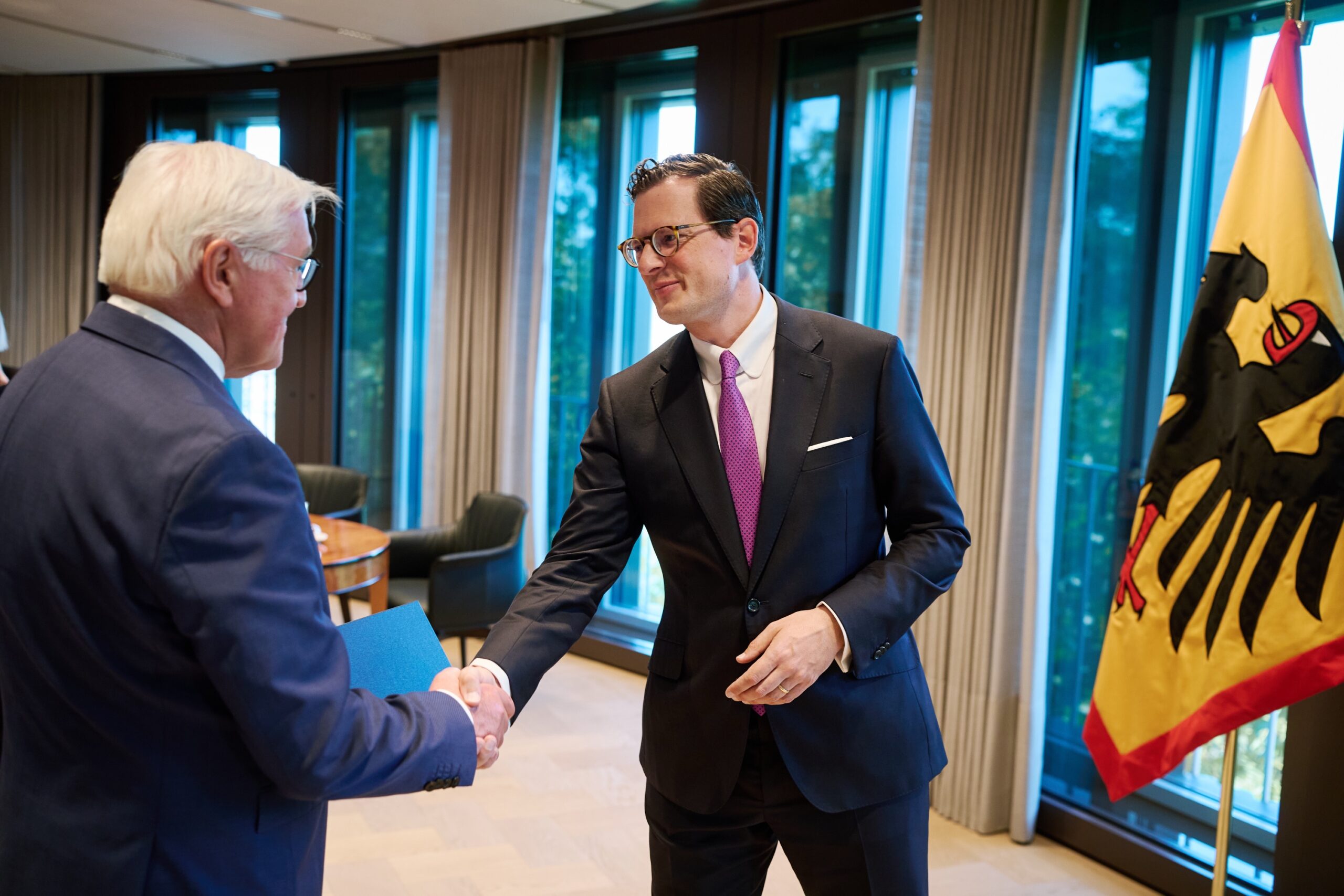 Bundespräsident Frank-Walter Steinmeier: Ernennung von Moritz Hennemann zum Bundesbeauftragten für den Datenschutz und die Informationsfreiheit